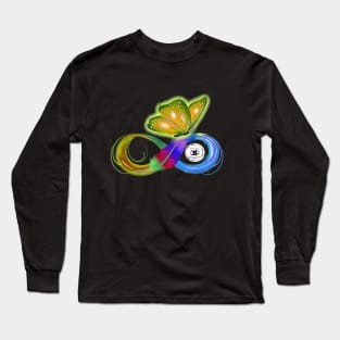 Neurodivergent butterfly Long Sleeve T-Shirt